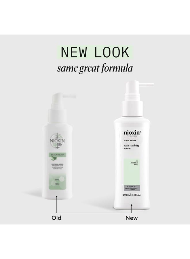 Nioxin Scalp Relief Scalp Soothing Serum | Leave-in Treatment for Sensitive Scalp| Made with Aloe Vera and Vitamin E | 3.3 Fl Oz  - Image 2