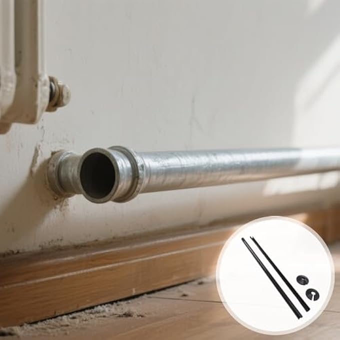 RADIATOR PIPE COVERS & COLLARS - BLACK - Image 3