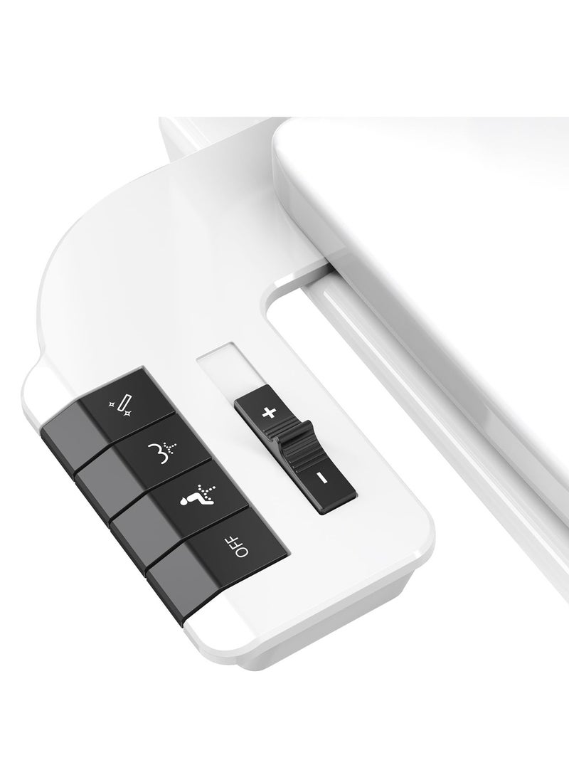 Excefore Bidet Attachment for Toilet, Ultra-Slim Self Cleaning Fresh Cold Water Sprayer Bidets for Existing Toilets Seat, Non-Electric Dual Retractable Nozzles Badays for Existing Toilets  - Image 1