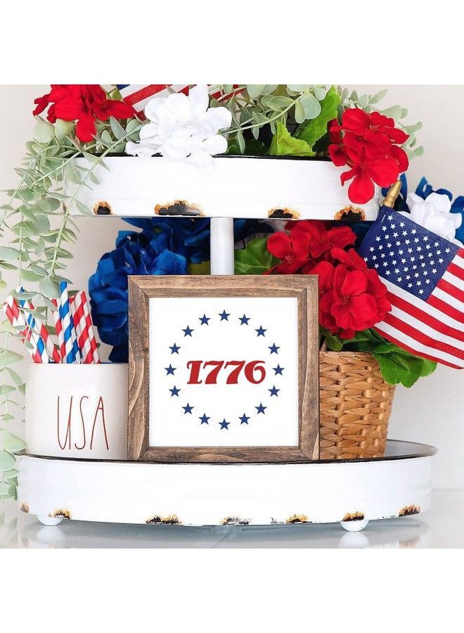 We The People American Flag Stars Stencils 12 Pcs Reusable Patriotic Stencils 1776 Stars We The People English Letters Stencils For Painting On Wood Fabric Wall Home Decor Independence Day