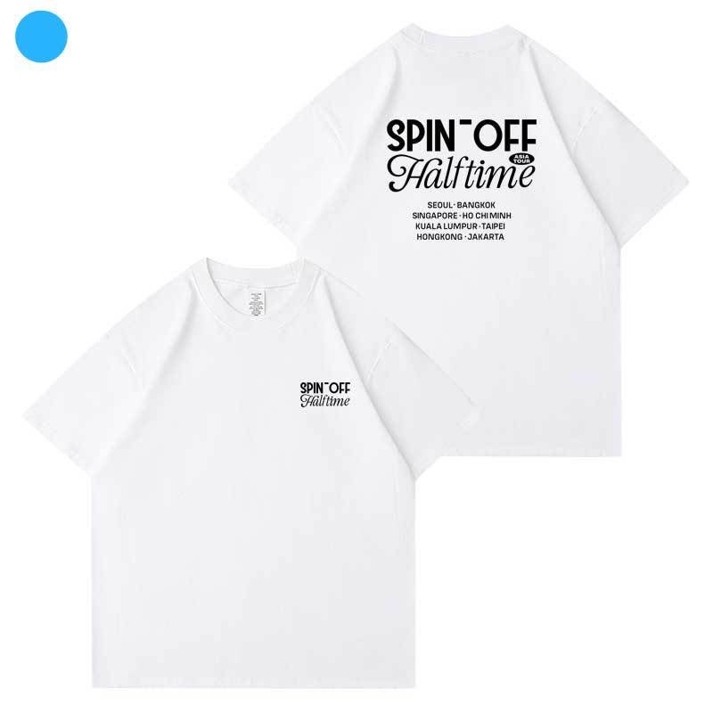 Short-Sleeved T-Shirt With The Same Clothes Around The Spinoffhalftime Of The Superjunior2024 Asian Tour Concert - Image 1