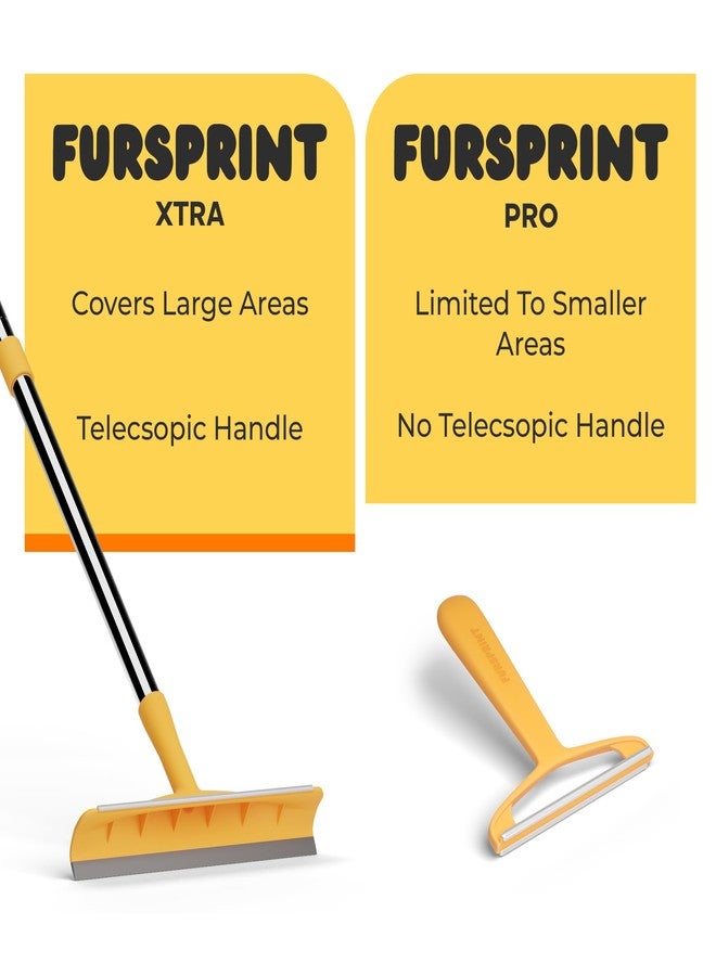 Fursprint Carpet Rake for Pet Hair Removal – Reusable Cat & Dog Hair Remover Broom with Adjustable 60" Long Handle, Rug Rake Scraper for Carpet, Rugs, Mats, Upholstery & Couch Cleaning - Image 5