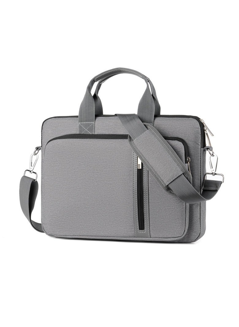 15.6 Inch Shockproof Waterproof Laptop Bag – Oxford Business Briefcase with Shoulder Strap  Crossbody Handle | Lightweight Travel Computer Case for Men  Women - Image 1