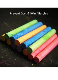 DOMS 40-Piece Dustless Chalk Multicolour  - Image 3