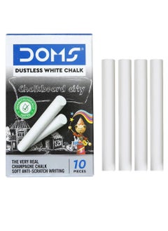 DOMS 40-Piece Dustless Chalk Multicolour  - Image 4
