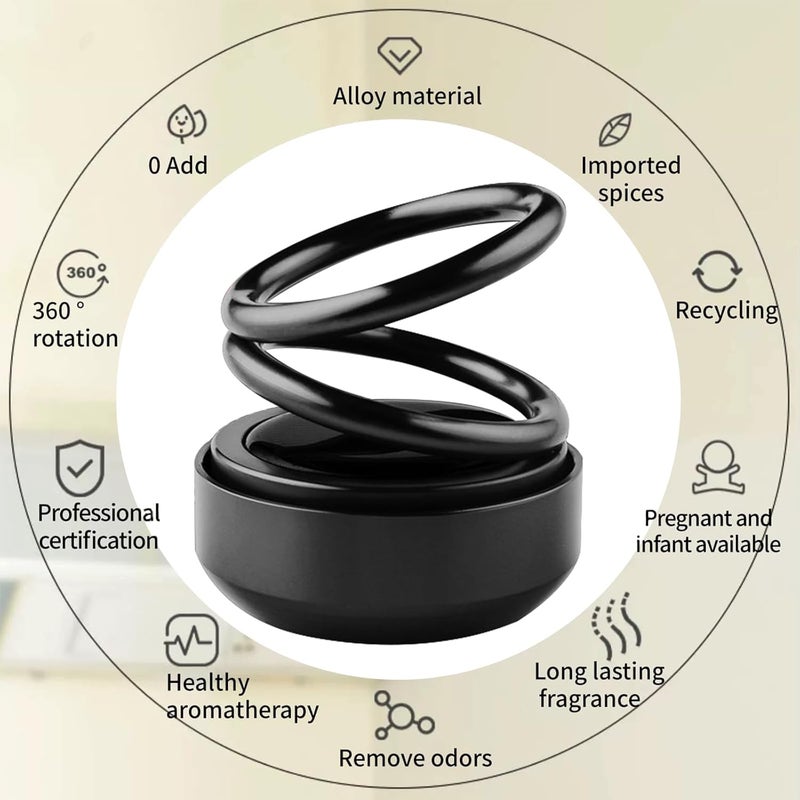 LINXINS Portable Kinetic Molecular Heater and Car Aroma Diffuser - Black - Image 5