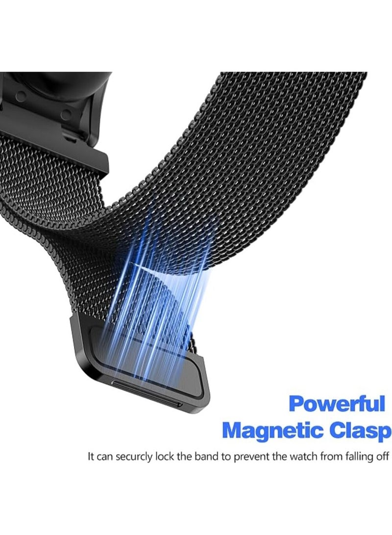 TEMPO Magnetic Metal Mesh Band Compatible with Google Fitbit Air Activity Tracker, Adjustable Stainless Steel Milanese Loop Replacement Strap for Men and Women - Image 3