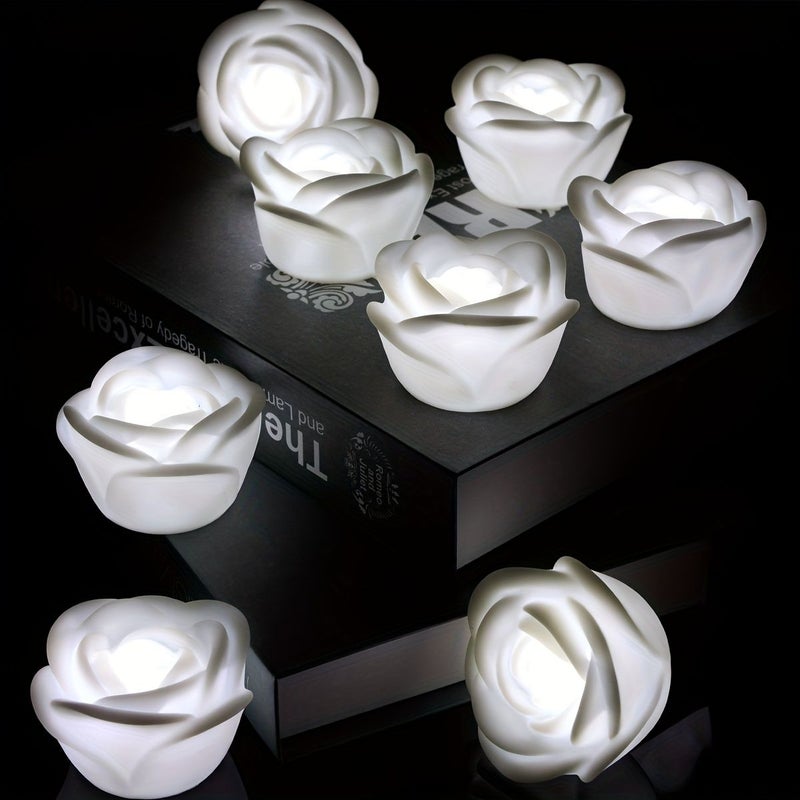 6 Pack Glowing Decorative Night Lights for Home Tabletop Wedding and Valentine's Day Scene - Image 2