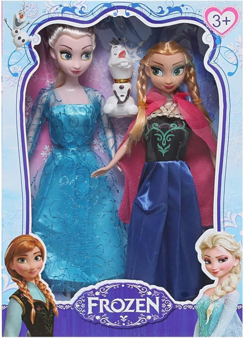 سوفت دمى ديزني فروزن للبنات - قطعتين