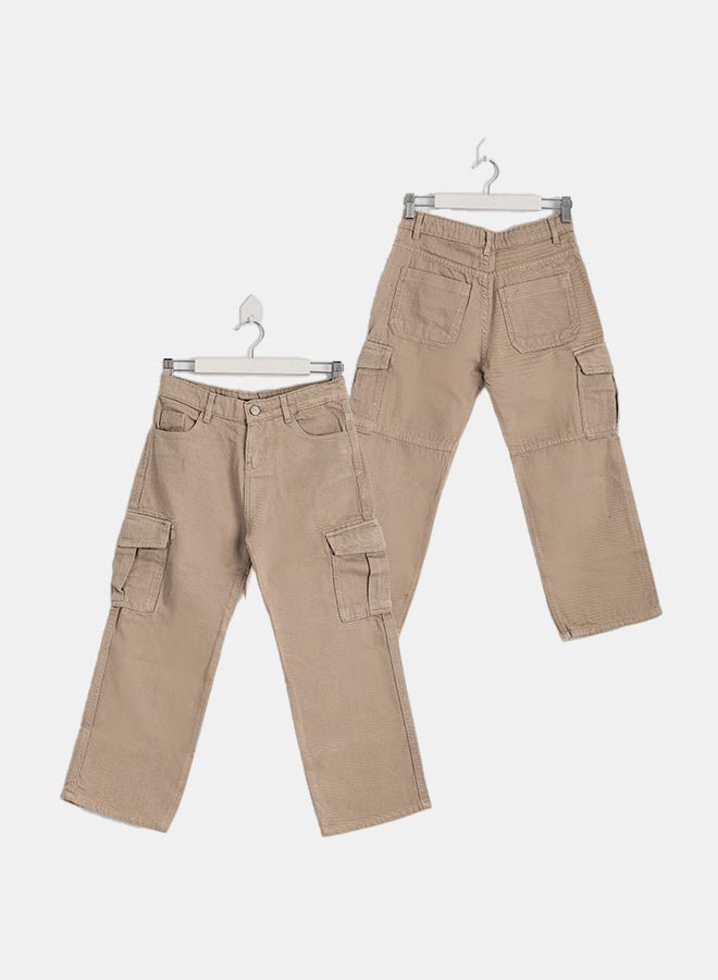 سولانج بنطال أولادى كارجو غاباردين - Image 3