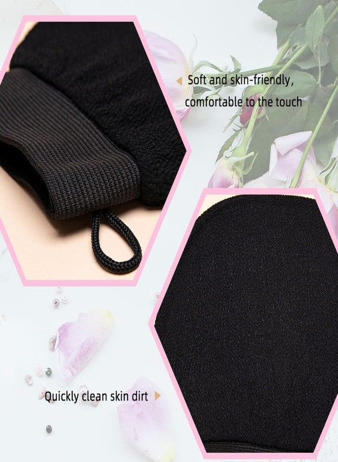 ABUDIT Dead Skin Gloves for Dead Skin Bath Scrub Glove Body Whitening Body Exfoliator Mitt, Double-Layered Exfoliating Body Glove For Men and Women (Pack Of 1) (Bath Body Glove) - Image 3