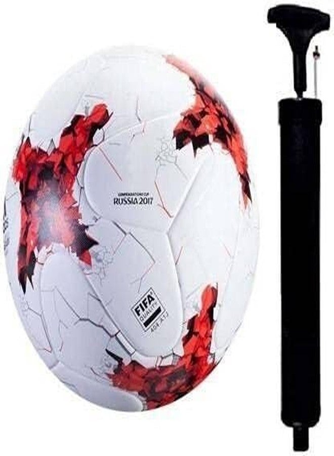Owlix Russian Football with Pump and Niddle Football - Size: 5 (Standard, Pack of 1, Multicolor) - Image 1