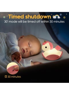 Y&D Unicorn Night Light for Kids USB Charging Touch Control Dimmable Baby Light Cute Silicone Nursery Lamp Ideal Gift Girls and Boys  - Image 4