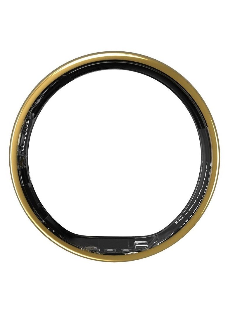 ULTRAHUMAN - Ring AIR - Advanced sleep-tracking wearable, HRV & Temperature Monitoring,Track workout, movement & recovery, Water resistant, 6 Days Battery Life with Lifetime Free Subscription (Size 5) - Air Gold - Image 1