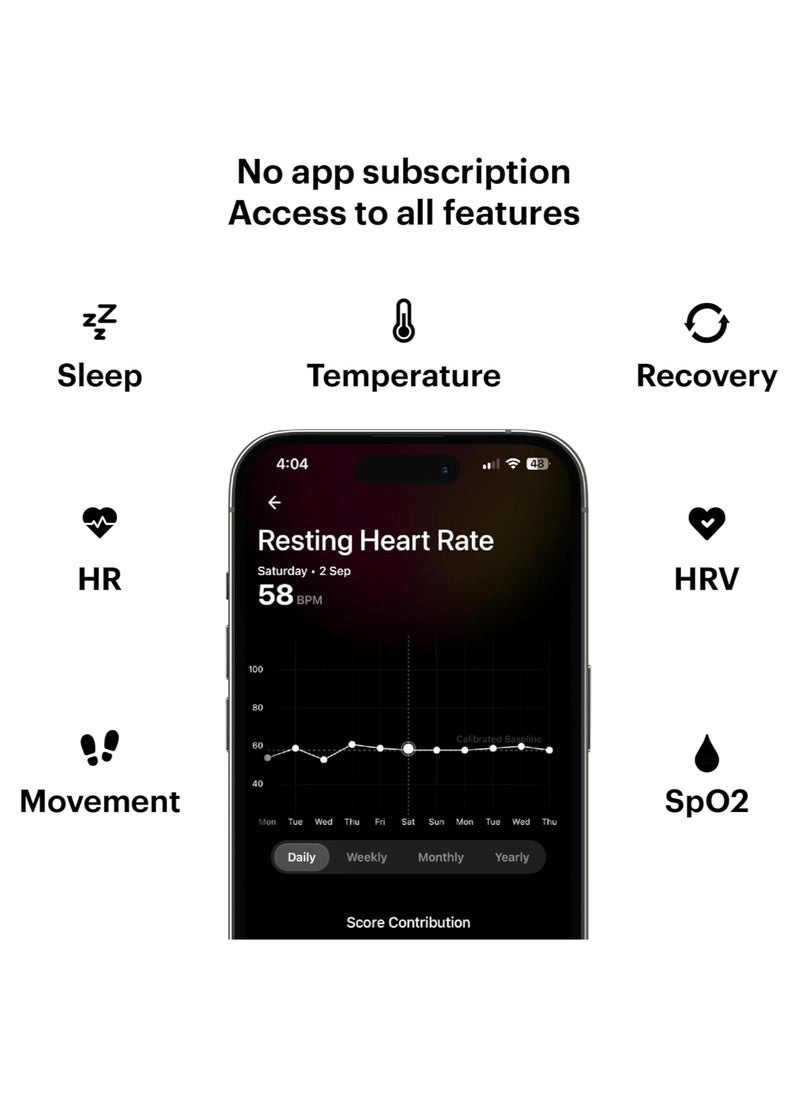ULTRAHUMAN - Ring AIR - Advanced sleep-tracking wearable, HRV & Temperature Monitoring,Track workout, movement & recovery, Water resistant, 6 Days Battery Life with Lifetime Free Subscription (Size 5) - Air Gold - Image 1