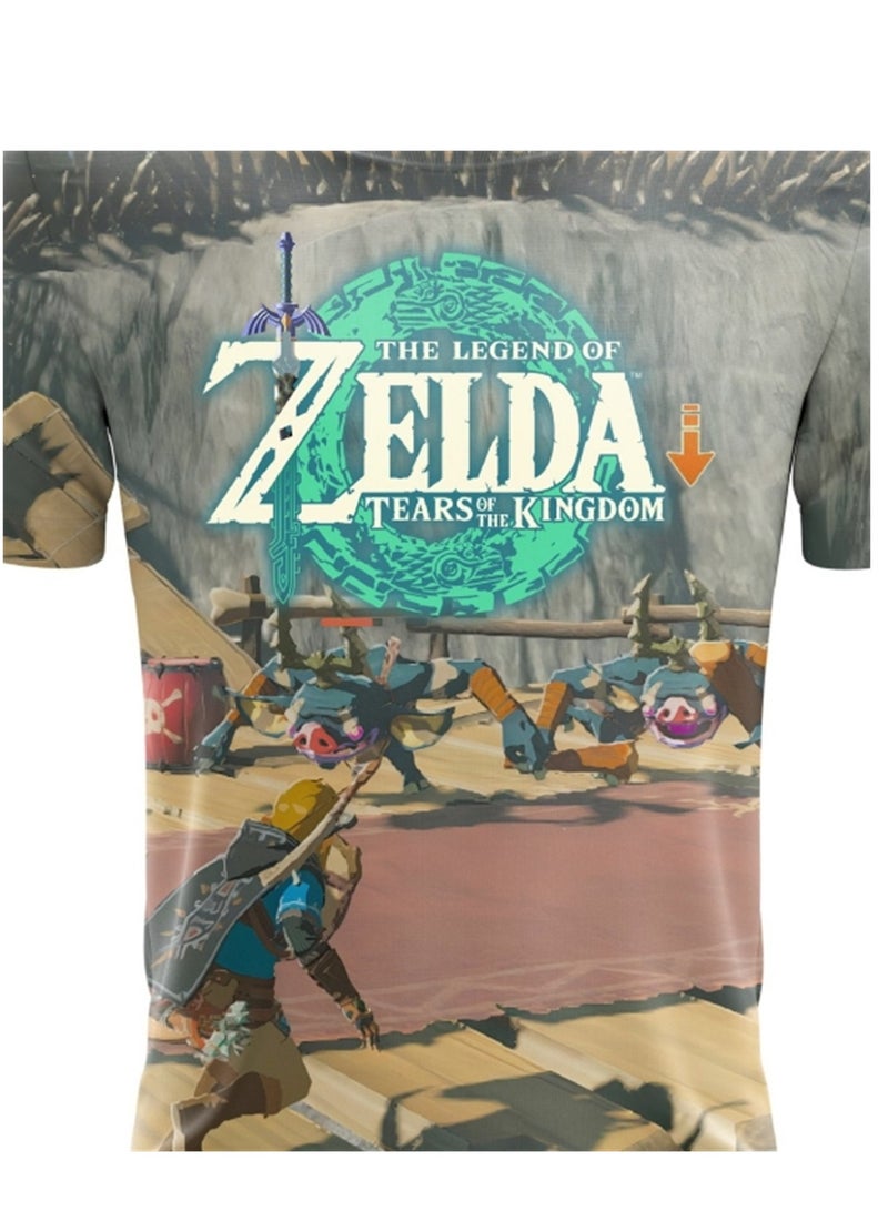 Game Zelda Breath of the Wild 3D digital printing personalized breathable children's T-shirt  - Image 2
