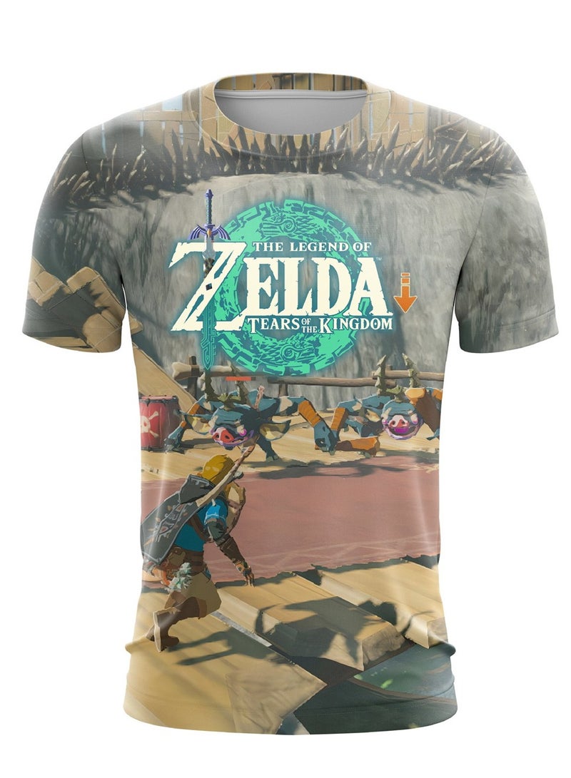 Game Zelda Breath of the Wild 3D digital printing personalized breathable children's T-shirt  - Image 1