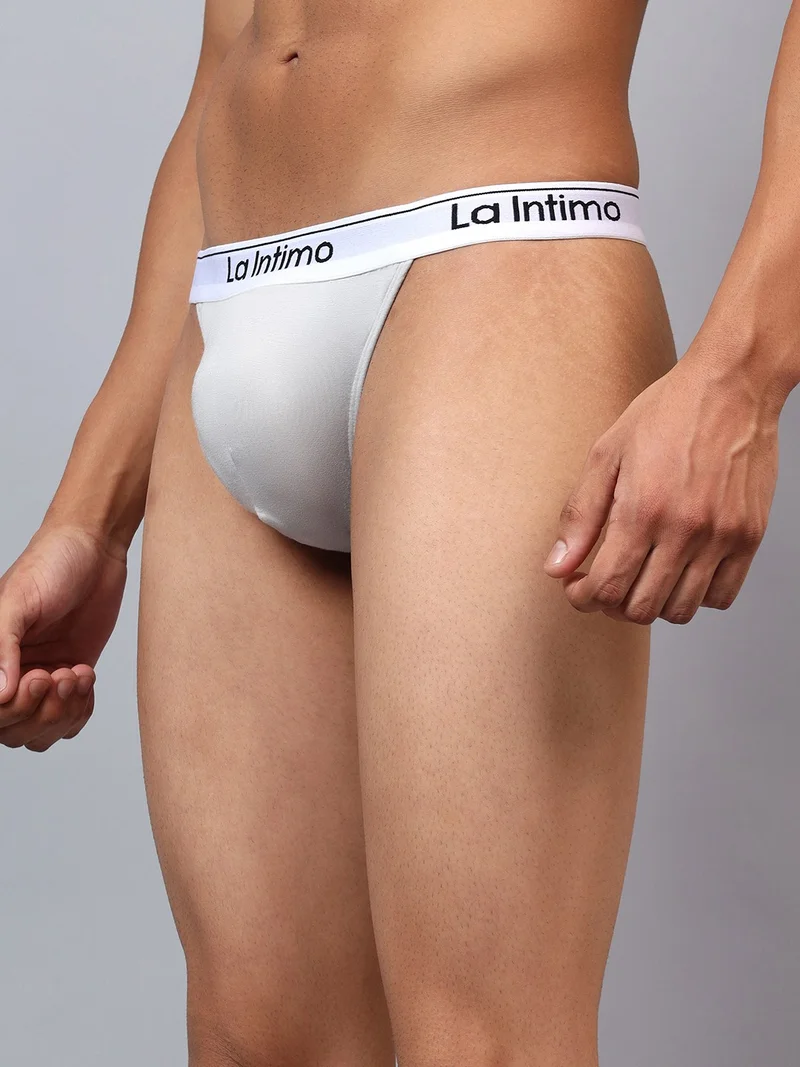La Intimo Snazzy Soft Wear Thong