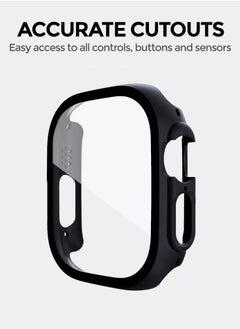 O Ozone Matte Watch Cover for Apple Watch Ultra 49mm Case with Screen Protector (Pack of 4)  - Image 3