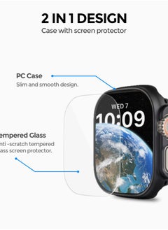 O Ozone Matte Watch Cover for Apple Watch Ultra 49mm Case with Screen Protector (Pack of 4)  - Image 2