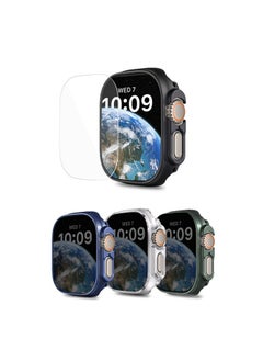 O Ozone Matte Watch Cover for Apple Watch Ultra 49mm Case with Screen Protector (Pack of 4)  - Image 4