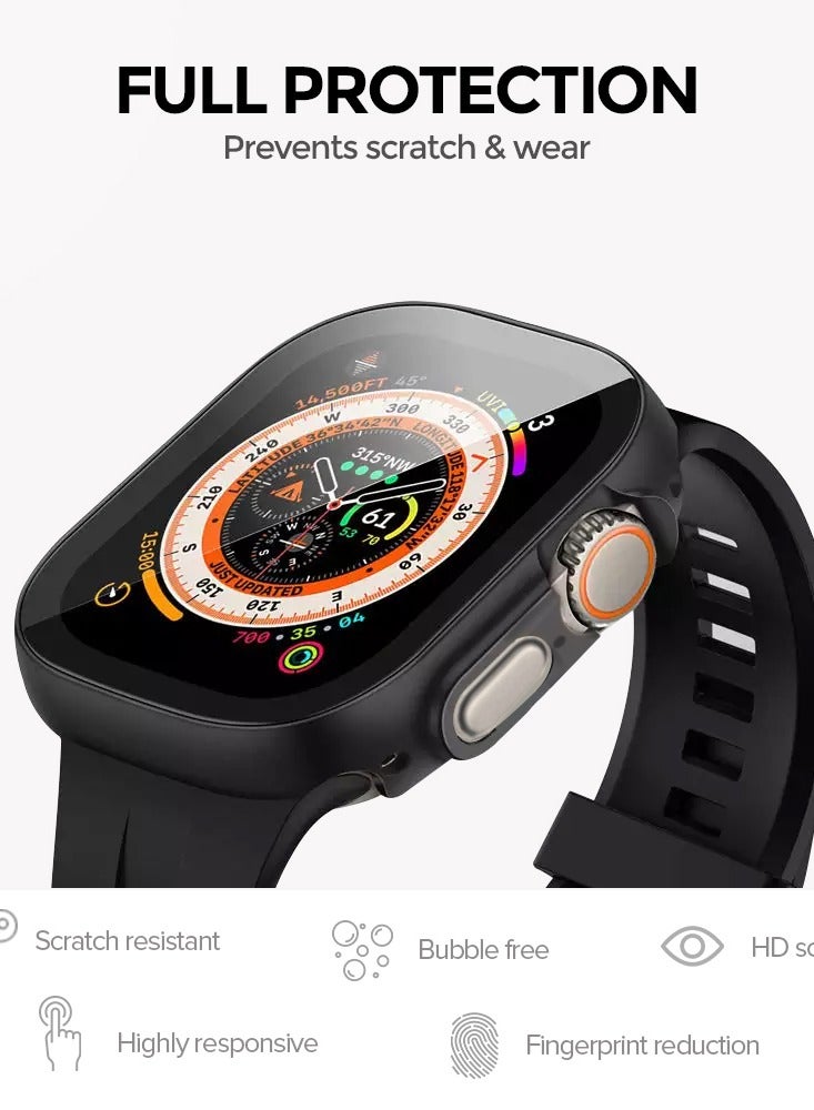 O Ozone Matte Watch Cover for Apple Watch Ultra 49mm Case with Screen Protector (Pack of 4)  - Image 5