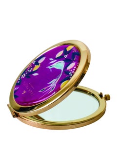 Sara Miller Compact Mirror in Gift Box with Bird Design  - Image 1