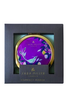 Sara Miller Compact Mirror in Gift Box with Bird Design  - Image 3