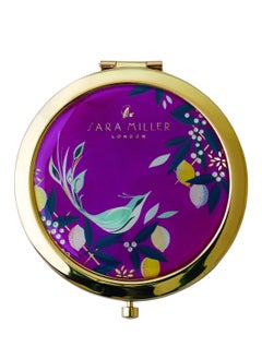 Sara Miller Compact Mirror in Gift Box with Bird Design  - Image 2