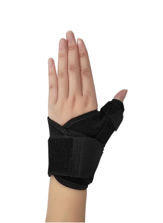 Ant Sport Thumb Wrist Support Sleeve, Unisex Double Spring Compression Thumb Brace Wrist, Breathable Thumb Wrist Gloves for Pain Relief Arthritis Tendonitis Sprained  - Image 5