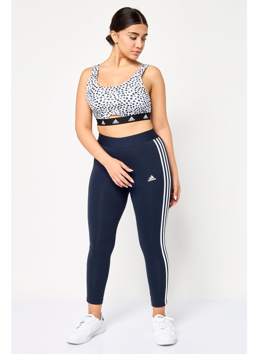 Adidas Women Cheetah Print Non-Padded Training Bralette, Multicolor  - Image 2