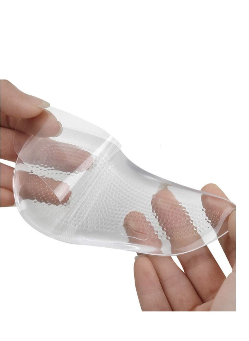 SYOSI 2Pairs Arch Support Insole Clear Arch Support Sleeve Pads for Flat Feet Adhesive Reusable Arch Cushions Inserts Arch Foot Pads Insoles Supports for Women and Men Foot Cushioning and Pain Relief  - Image 3