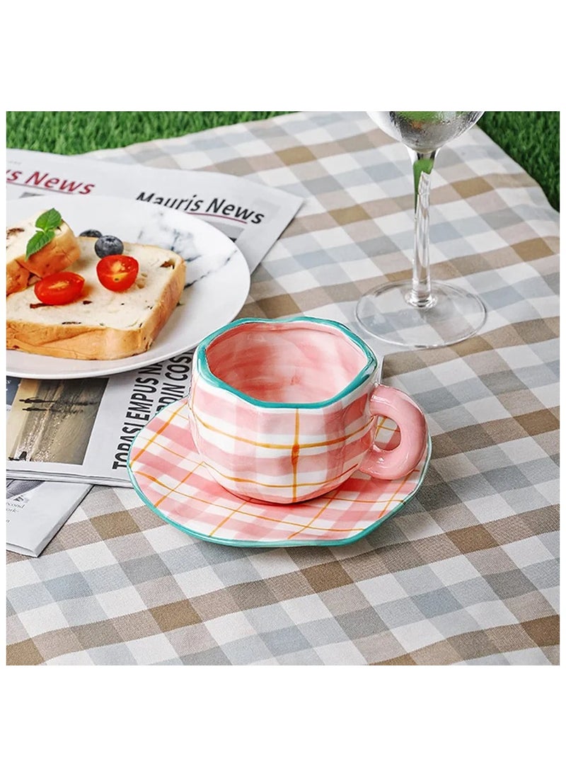 Qahwa Ceramic Coffee Mug with Handle  - Image 4