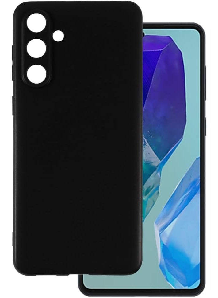 Protective Cover For Samsung Galaxy  F55 , Slim Fit Soft Back TPU Case Flexible Silicone Cover Compatible For Samsung Galaxy F55 - Black