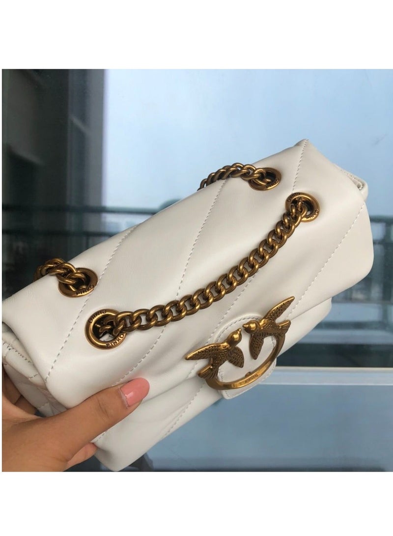 PINKO حقيبة كتف متقاطعة من بينكو بسلسلة 22*16*6 سم - Image 4