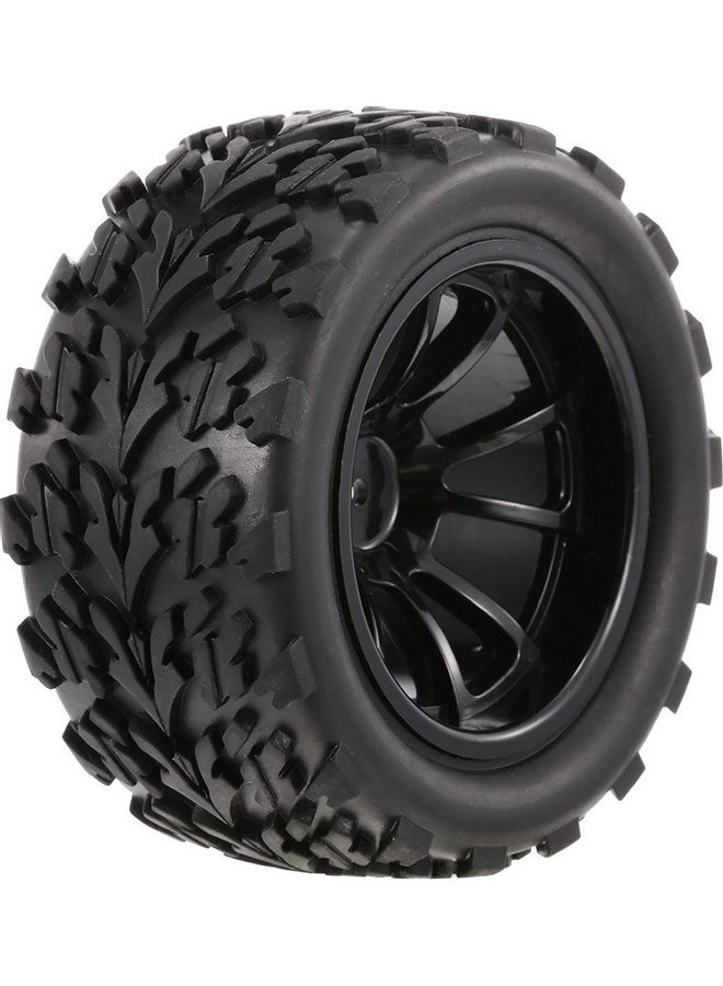 NIBEMINENT 4-Piece 1/10 RC Lengthways Block Tread Pattern Off-Road Tyres Set - Image 3