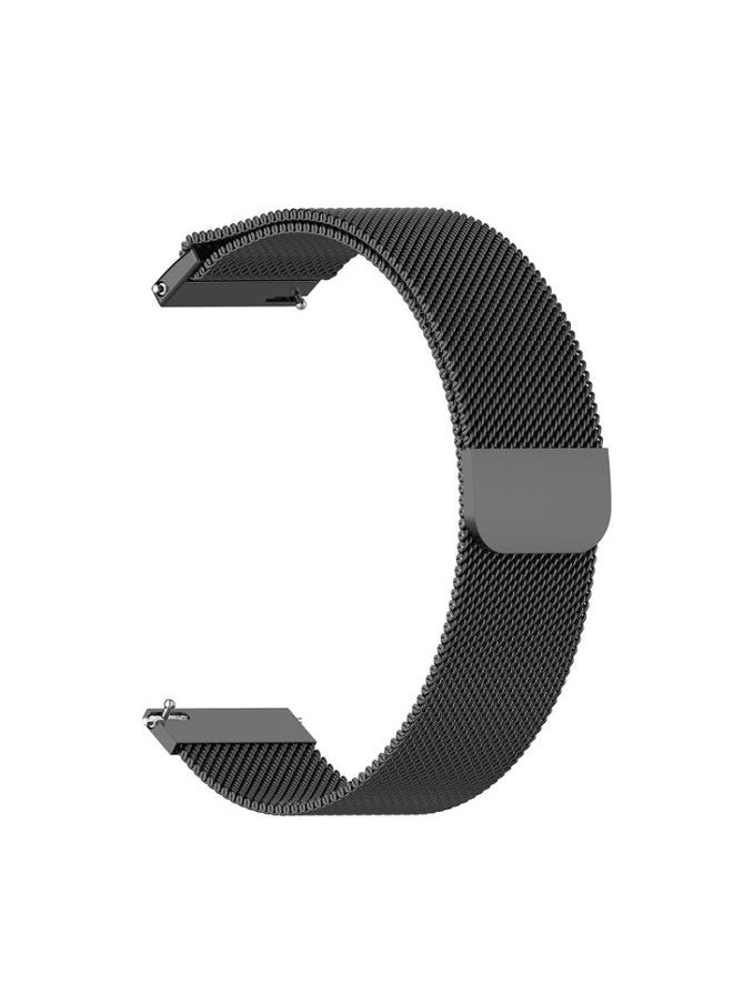 Generic - Replacement Strap For Huami Amazfit GTS 22mm Milanese Magnetic Metal Watch Band Black - Image 1