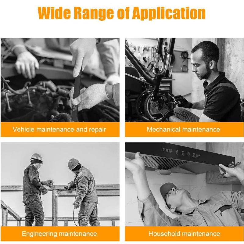 MEZON مفتاح عالمي مزدوج الجوانب أداة إصلاح السيارات متعددة الوظائف مفتاح ربط أداة إصلاح مفتاح توركس للمنزل السيارة الدراجة النارية (3-17 مم & 8-22 مم) - Image 3