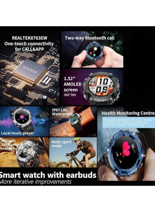 Haino Teko ST-3 Smartwatch – Built-in Bluetooth Speakers, 4GB MP3 Storage, Large Round AMOLED Display, Wireless Charging - Image 4