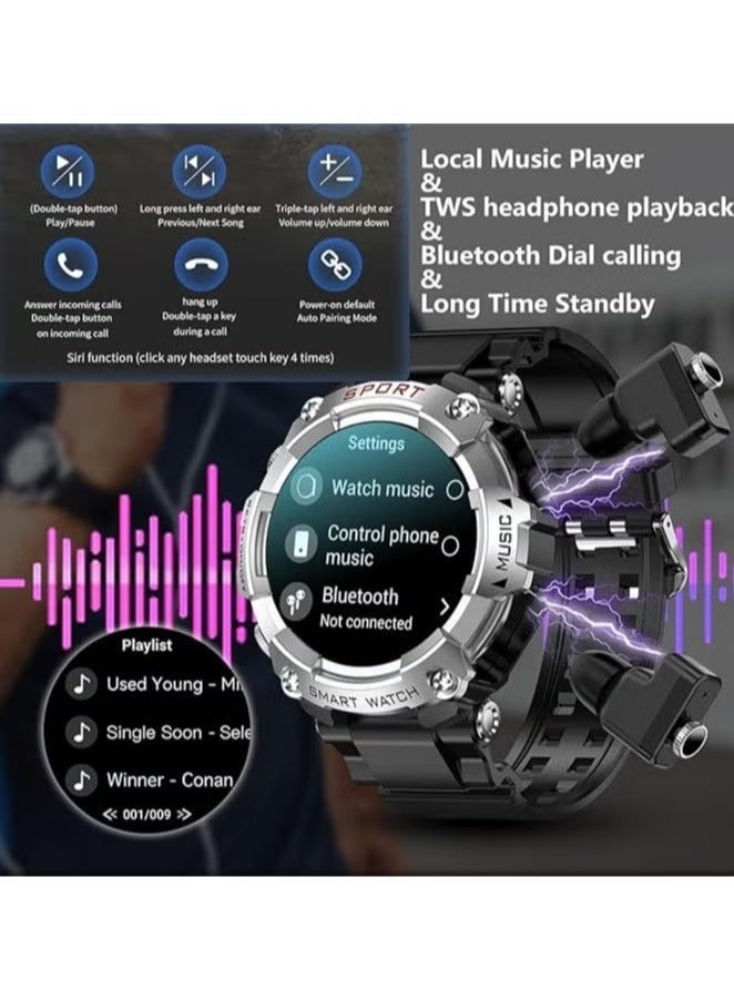 Haino Teko ST-3 Smartwatch – Built-in Bluetooth Speakers, 4GB MP3 Storage, Large Round AMOLED Display, Wireless Charging - Image 3