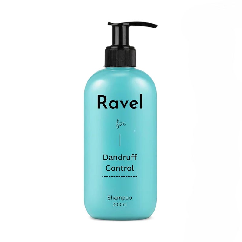 Ravel AntiDandruff Shampoo Fights Flakes Soothes Scalp Irritation Reduces Itchiness Prevents Dandruff For All Hair Types Men Women 200ml - Image 1