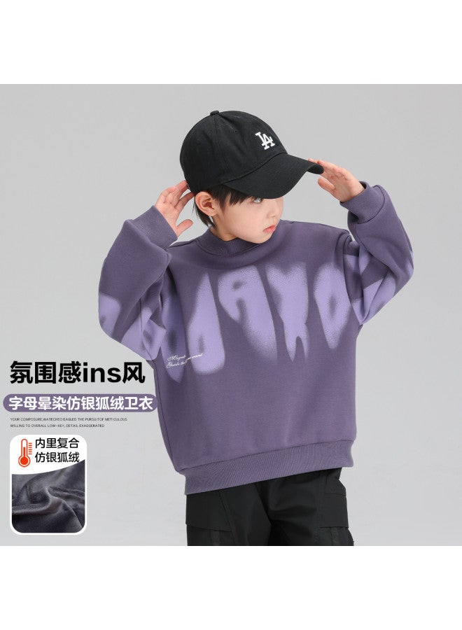 Zuoxi Boys' Hoodie Spring/fall Kids Pullover Top Sporty Comfortable Boys Autumn Fashionable Big Kids Clothing Trendy Fall Outfit - Image 2