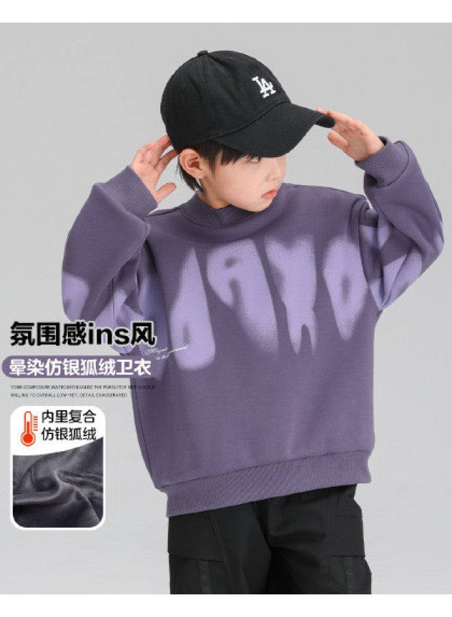 Zuoxi Boys' Hoodie Spring/fall Kids Pullover Top Sporty Comfortable Boys Autumn Fashionable Big Kids Clothing Trendy Fall Outfit - Image 1