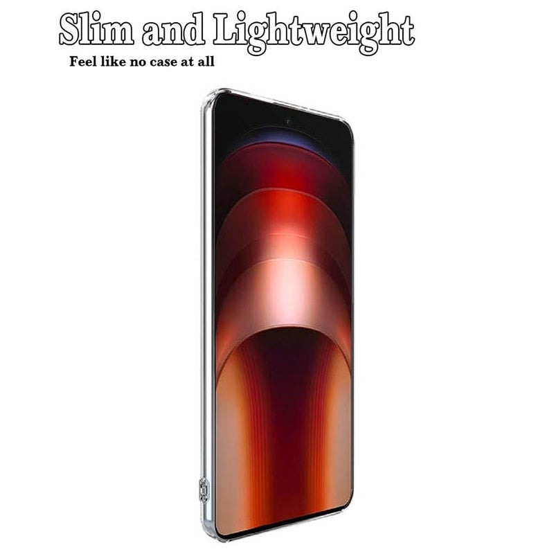 JGD PRODUCTS غطاء خلفي شفاف ناعم من السيليكون لجهاز iQOO Neo 9 Pro 5G (2024) [شفاف] - Image 3