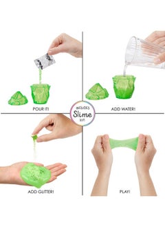 RAINBOW HIGH Jade, Green With Slime Kit & Pet, 11" Shimmer Posable Fashion Doll With Diy Sparkle Slime, Magical Yeti Pet. Fun Play Accessories, Great Toy Gift For Girls Kids Ages 4-12 Years  - Image 3