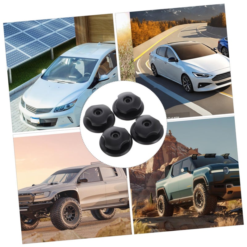 Universal 4 Pack Car Trunk Net Hooks Easy Install Rear Seat Storage Mounts Key Holder - Image 5