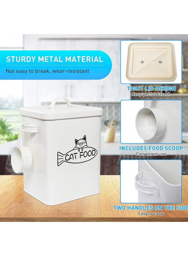 Vumdua Dog And Cat Food Storage Container, Farmhouse Pet Food Containers With Lid And Dry Food Scoop, Durable Airtight Great Gift For Pet Owners  - Image 2
