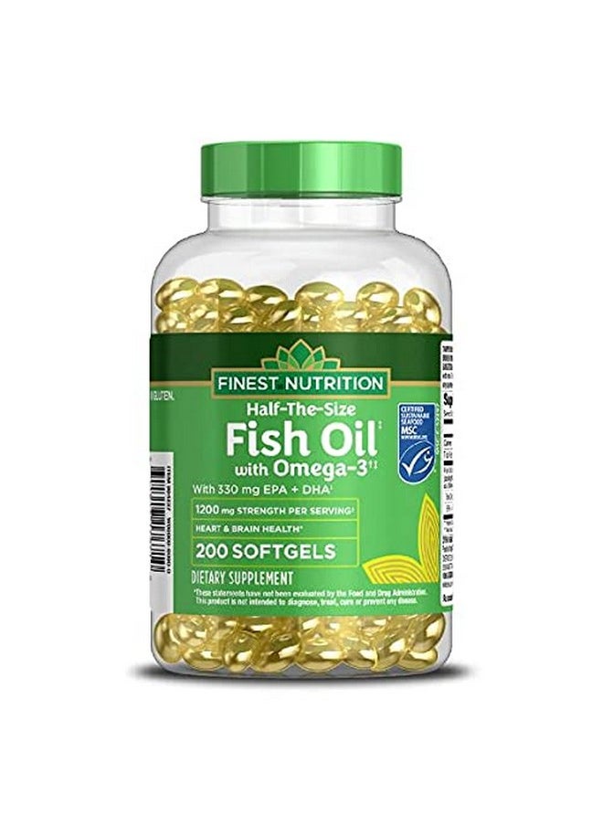 Half The Size Fish Oil 1200 Mg Softgels 200.0Ea - pzsku/Z4B41C56065731AAE5889Z/45/_/1695134056/7fd49de7-151c-4004-9d68-f4618ef04b8f