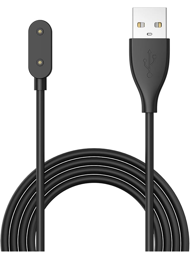 erorex Charger Compatible With Huawei Band8 Huawei Band7 Band 6 6 Pro Honor Band 6 Watch Es Huawei Watch Fit Fit 2 Smartwatch Magnetic Replacement Usb Charging Cable 3.3Ft Black  - Image 1