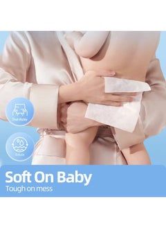 SEEDNUR SEEDNUR Softer & Gentle Baby Water Wipes, Suitable for Sensitive Skin, Fragrance Free (80 Wipes/Bag)  - Image 5